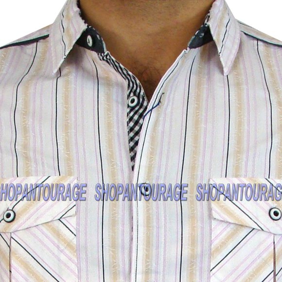 English Heroes EHW108 L/S Button Down Men`s Shirt - Picture 4 of 6
